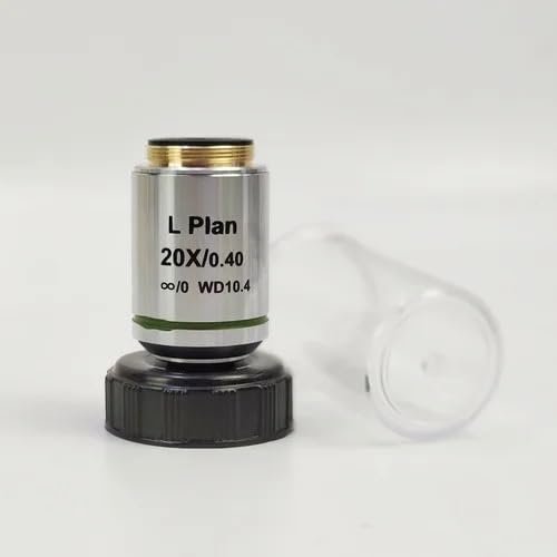 5X 10X 20X 50X 100X Infinity Microscope Objective Achromatic Long Working Distance Metallographic Microscope Parts 20.2MM (Size : FL 20X)