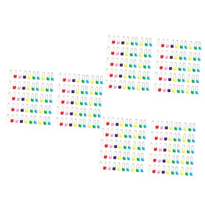 Operitacx 300pcs Safety Pin Reusable Diapers Fasteningclothes Pins for Boys and Girls Diaper Nursing Accessories