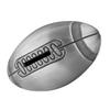 Abaodam Piggy Bank Decorative Rugby Shaped Pot Money Bank for Boys and Girls Unique Sports Theme Savings Jar for Boys and Girls Antique Finish view 1