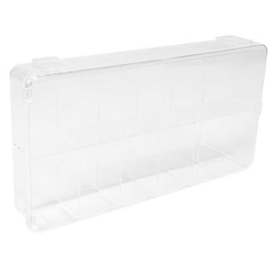 12grid Transparent Acrylic Display Case Figures and Dolls Compartment Organizer Box Dustproof Storage for Collectibles and Miniature Models