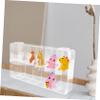 12grid Transparent Acrylic Display Case Figures and Dolls Compartment Organizer Box Dustproof Storage for Collectibles and Miniature Models view 3