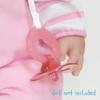 JC Toys | Pink Bear Onesie | Baby Doll Outfit + Hat + Pacifier | | Ages 2+ | Fits Dolls 12"- 14" view 3