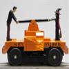 MTH RAILKING Halloween (Orange) Operating Hand CAR MOW 30-5241 view 2