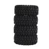 1.2 Inch Wheel Tires, 4 Pieces Brass Rim Wear Resistance Increased Stability RC Car Tires for 1/18 RC Cars view 2