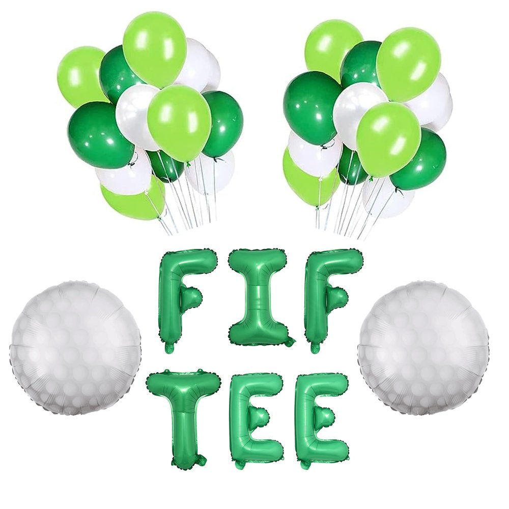 100% LIKED-Fif Tee Balloon Banner, 50th Birthday Golf Theme Birthday, Fif Tee Birthday Golf Party Fif Tee Golf Party Decor, Golf Theme 50th Birthday Party, Fif-Tee Golf Party Decorations