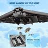 Aetheria B2 Spirit Bomber Bricks Set 1:70 Flying-Wing Ultra-High-Speed Aircraft with Magazine, Military Airplanes Designed by DarthDesigner, Collectors & Enthusiasts for Adult-2063 Pieces view 4