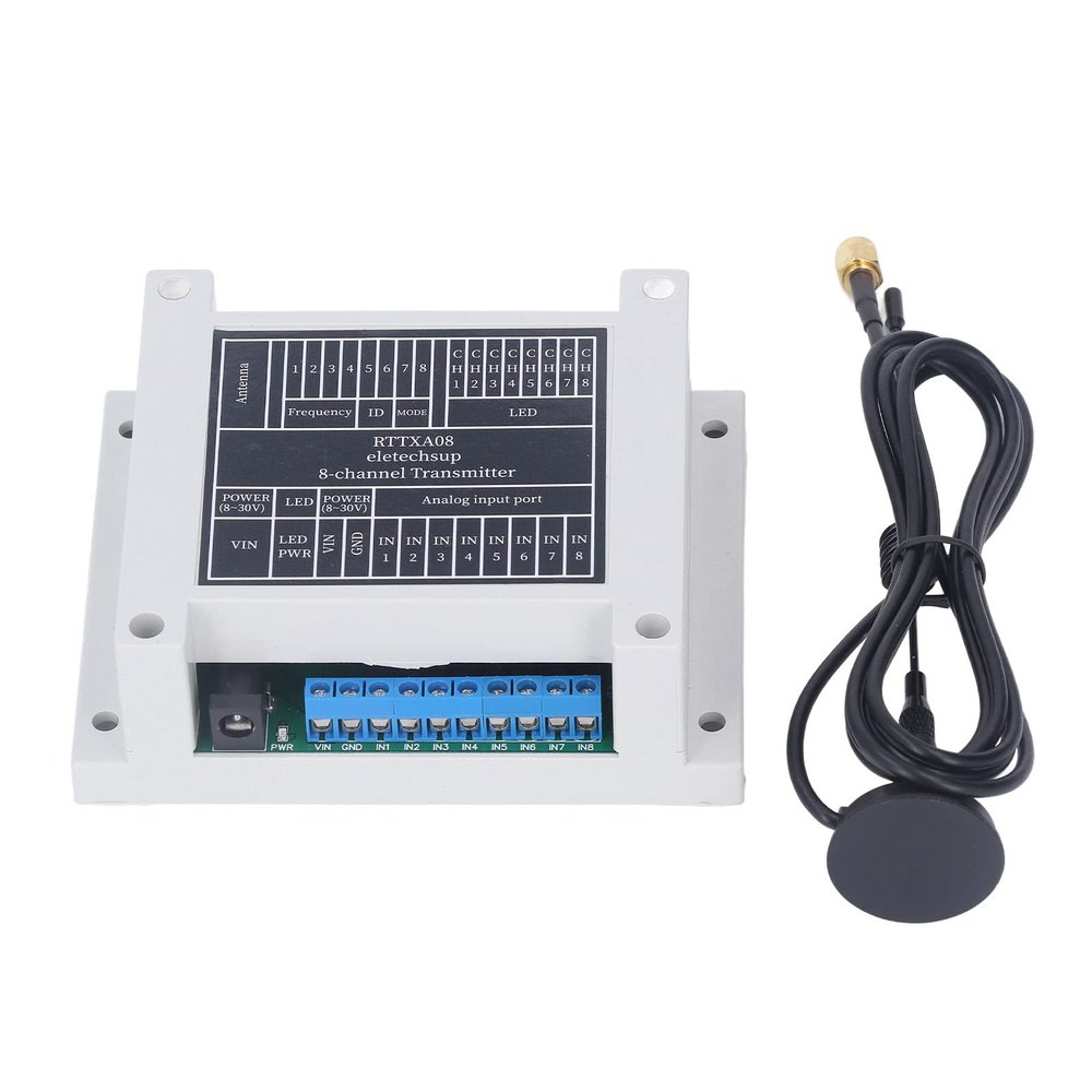 Long - Range cordless 8 - Channel NPN Transmitter for Home Automation & Remote Control Systems, 8 Channel Transmitter Bidirectional IO Controller Point to Point Feedback Transmitter Module