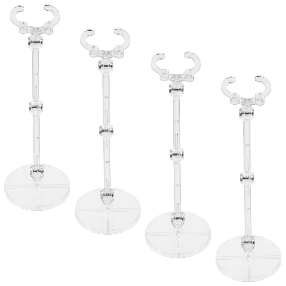 UPKOCH 4pcs Model Display Holder Stand Figures and Dolls Sturdy Figurine Rack for Organizing Collectibles Tabletop Design for Easy Viewing