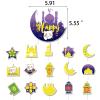 16pcs Eid Mubarak Cake Topper Ramadan Kareem Cupcake Topper Star Moon Castle Cake Picks Islamic Muslim Eid Mubarak Festival Party Cake Decorations Supplies view 2