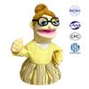okegztoa 16" Puppets Entriloquist Puppet,Hand Puppets for Kids Plush Teacher Puppets for Adults with Removable Mouth Puppet for Kids Ages 4-8Hand Puppet for Adults with Scalable Puppet Control Rod view 2