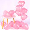 100 Pack Heart Shaped Balloons,10 Inch Latex Heart Balloons for Valentine's Day Engagement Wedding Party Decorations (Light pink) view 1