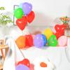 100 Pack Heart Shaped Balloons,10 Inch Latex Heart Balloons for Valentine's Day Engagement Wedding Party Decorations (Red) view 4