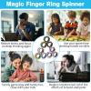 36Pcs Magnetic Rings Fidget Toys Spinner Set Easter Basket Stuffers for Kids Party Favors,Finger Magnet Rings Endless Hours of Fun ADHD Stress Relief Fidget Spinners for Birthday Adults view 4