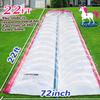 22ft Slip and Water Slide with 2 Inflatable BodyboardsPink Water Slide with Sprinkler for Kids BackyardSummer Water Toys for Kids OutsideLawn Water Slide view 2