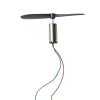 KOKYLEZN 2PCS=1Pair RC Helicopter DC Electronic Starter, Coreless Electronic Starter Propeller, DC 3.7V 48000RPM Aircraft Toy Engine Science view 1