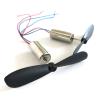 KOKYLEZN 2PCS=1Pair RC Helicopter DC Electronic Starter, Coreless Electronic Starter Propeller, DC 3.7V 48000RPM Aircraft Toy Engine Science view 2