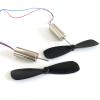 KOKYLEZN 2PCS=1Pair RC Helicopter DC Electronic Starter, Coreless Electronic Starter Propeller, DC 3.7V 48000RPM Aircraft Toy Engine Science view 3