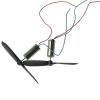 KOKYLEZN 2PCS=1Pair RC Helicopter DC Electronic Starter, Coreless Electronic Starter Propeller, DC 3.7V 48000RPM Aircraft Toy Engine Science view 4