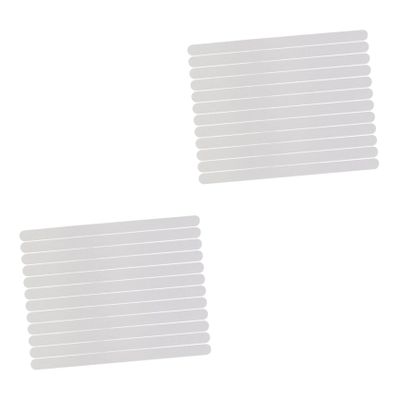 Ciieeo 60pcs Bath Safety Strips Non Slip Strips for Bathtub Shower Guppy Grips Adhesive Treads Bathroom Decor Stickers