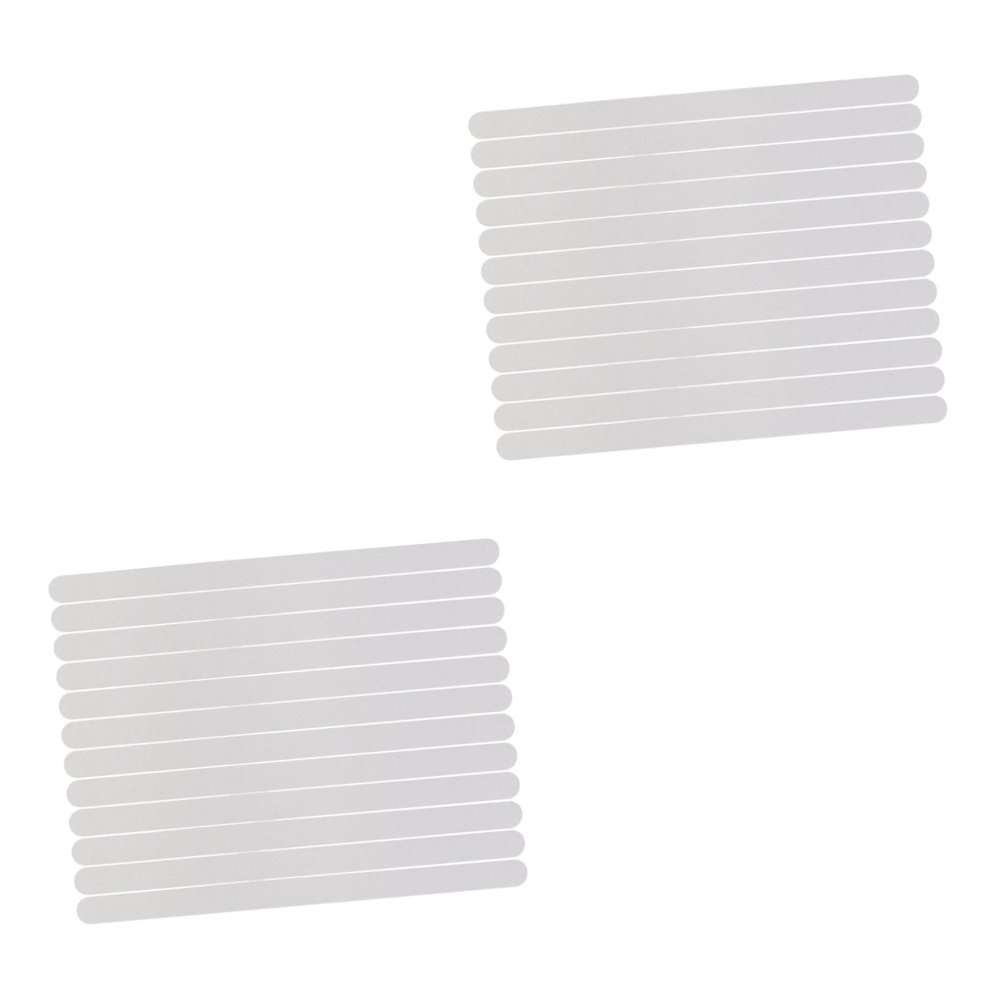 Ciieeo 60pcs Bath Safety Strips Non Slip Strips for Bathtub Shower Guppy Grips Adhesive Treads Bathroom Decor Stickers