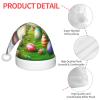 Augenstern Christmas Hat Easter-Eggs-Rabbit-Floral Xmas Hat Unisex Santa Hat view 4