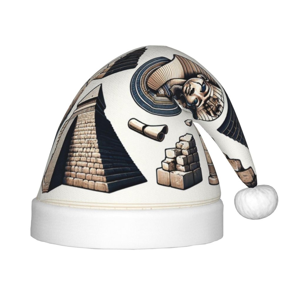 Augenstern Christmas Hat Egyptian-Pyramid-Pharaoh Xmas Hat Unisex Santa Hat