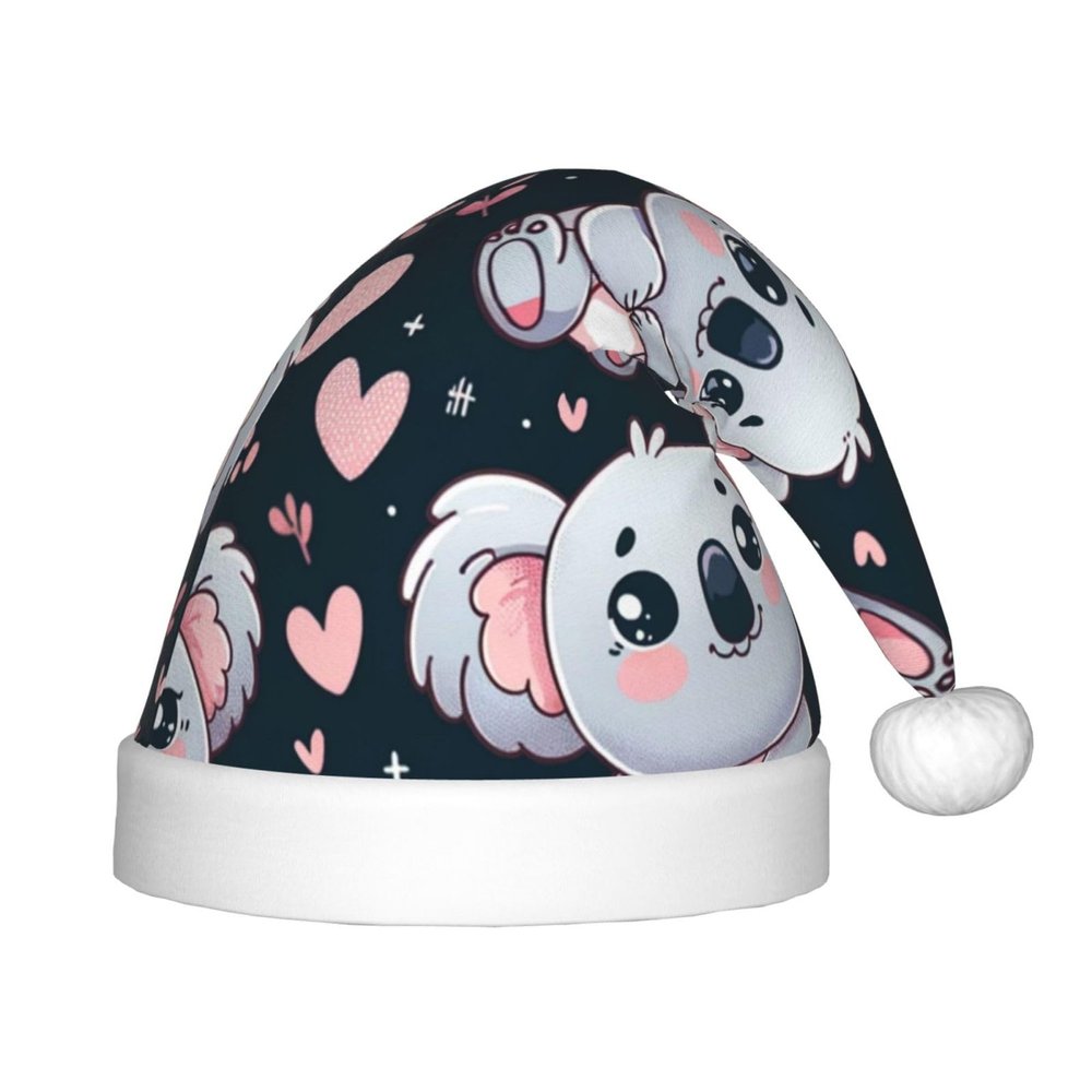 Augenstern Christmas Hat Cute-Koala-Bear-Love Xmas Hat Unisex Santa Hat