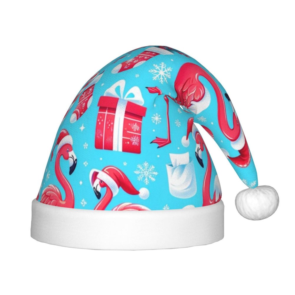 Augenstern Christmas Hat Christmas-Flamingo-Gift Xmas Hat Unisex Santa Hat