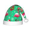 Augenstern Christmas Hat Christmas-Flamingos-Snowflakes Xmas Hat Unisex Santa Hat view 1