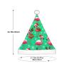 Augenstern Christmas Hat Christmas-Flamingos-Snowflakes Xmas Hat Unisex Santa Hat view 3