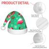 Augenstern Christmas Hat Christmas-Flamingos-Snowflakes Xmas Hat Unisex Santa Hat view 4