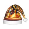 Augenstern Christmas Hat Happy-Hanukkah-Jewish-Menorah Xmas Hat Unisex Santa Hat view 1