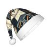 Augenstern Christmas Hat Cute-Otter-Sunglasses Xmas Hat Unisex Santa Hat view 2