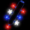 4PCS 4th of July Necklaces, Independence Day Light up Necklace Accessories, Red White Blue Fourth of July 7 Bulb Necklace Bulk, Glow Accessories for Memorial Day Veterans Day Patriotic Party Parades view 1
