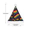 Augenstern Christmas Hat Lgbt-Gay-Pride-Rainbow Xmas Hat Unisex Santa Hat view 3
