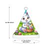 Augenstern Christmas Hat Cute-Easter-Eggs-Rabbit Xmas Hat Unisex Santa Hat view 3