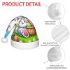 Augenstern Christmas Hat Cute-Easter-Eggs-Rabbit Xmas Hat Unisex Santa Hat view 4
