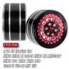 BRCatWPark RC 2.2 Beadlock Wheels Adjustable 4 Offsets Rims for 1/10 RC Crawler Car SCX10 SCX10 II 90046 SCX10 III AXI03007 SCX10 Pro TRX4 TRX6 D90 Gen7/8 VS4-10 MST CFX,Red view 2