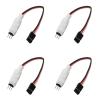 yuenhoang 4PCS Steering Gear Reducer Adaptation Voltage 3.6-16V Servo Speed Delay Length 100mm Universal Slow Switch Spare Parts for RC Model Landing Gear/Boat/Hatch (4pcs) view 1