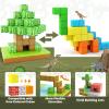 120PCS Magnetic Blocks-Build Mine Magnet World Set for Boys & Girls Age 3-5 6-8, STEM Sensory Toys for Toddlers Gifts for 3+ Years Old Girls Boys view 4