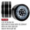 BRCatWPark RC 2.2 Beadlock Wheels Adjustable 4 Offsets Rims for 1/10 RC Crawler Car SCX10 SCX10 II 90046 SCX10 III AXI03007 SCX10 Pro TRX4 TRX6 D90 Gen7/8 VS4-10 MST CFX,Titanium view 2