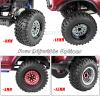 BRCatWPark RC 2.2 Beadlock Wheels Adjustable 4 Offsets Rims for 1/10 RC Crawler Car SCX10 SCX10 II 90046 SCX10 III AXI03007 SCX10 Pro TRX4 TRX6 D90 Gen7/8 VS4-10 MST CFX,Titanium view 3