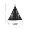 Augenstern Christmas Hat Grey-Black-Tartan Xmas Hat Unisex Santa Hat view 3