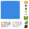 CHEFAN Felt Letter and Number Tree, Coconut Tree Alphabet Game, Felt Story Board Set for Early Education Storytelling, Flannel Board for Wall Teaching Home Classroom Play view 2