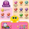 Interactive Alphabet Wall Chart, Talking ABC, 123s, Music Poster, Kids Learning Toys for Toddlers 1-3, Electronic Educational Toddler Toy, Educational Gift for Age 1 2 3 4 5 Year Old Girls Boys - Pink view 2
