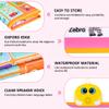 Interactive Alphabet Wall Chart, Talking ABC, 123s, Music Poster, Kids Learning Toys for Toddlers 1-3, Electronic Educational Toddler Toy, Educational Gift for Age 1 2 3 4 5 Year Old Girls Boys - Pink view 3