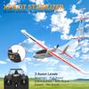 volantexrc RC Glider Plane Ranger600 Stunt 4 CH Remote Control Airplane RTF with 6-Axis Gyro & 3 Modes Easy to Fly, 2.4GHz Radio Controlled Aircraft for Beginners & Adults (White) view 3