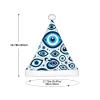 Augenstern Christmas Hat Greece-Bead-Blue-Evil-Eye Xmas Hat Unisex Santa Hat view 3