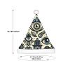 Augenstern Christmas Hat Luck-Evil-Eyes Unisex Santa Hat view 3