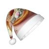 Augenstern Christmas Hat Easter-Donuts-Eggs-Rabbit Xmas Hat Unisex Santa Hat view 2